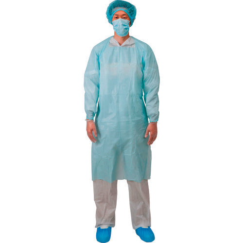 Kawanishi Disposable Protective Clothing Infection Prevention Kit 5-Piece Set (Hair Cap, Mask, Apron, Gloves, Shoe Covers) 7023 1 Bag