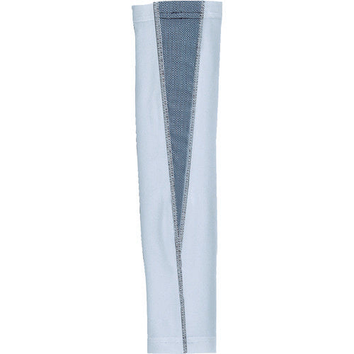 Otafuku Cool Power Stretch Mesh Arm Covers White x Gray JW-619-WH/GR 1 Pair
