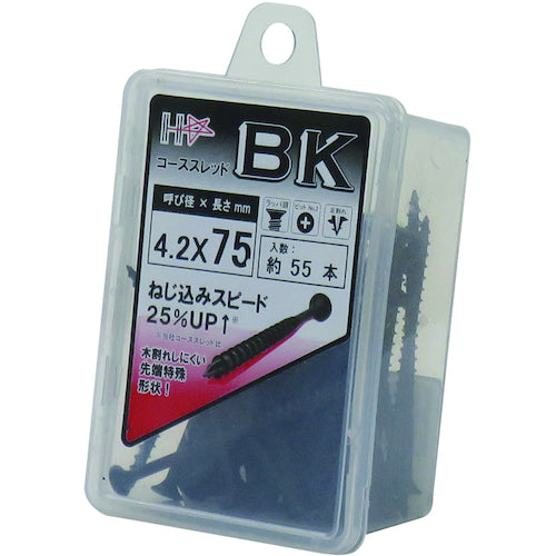 DAIDOHANT HC 코스 스레드 BK 4.2X75 55개입 10176796 1PK