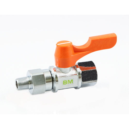 ASOH ボールバルブ エースボールRV 両テーパー 外×内ねじ型 1/8 BM-7911R 1 個