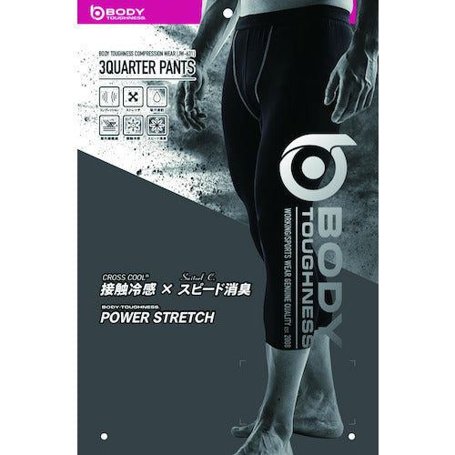 おたふく BT冷感 パワテコ 7分丈パンツ ブラック M JW-631-BK-M 1 枚