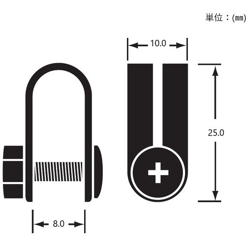 ニッサチェイン 玉付きワイヤーパーツ プレート用 Y-284 1 PK