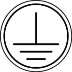 IM 접지 라벨 φ16 AAG-3 1 쌍