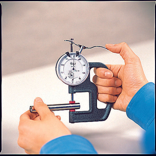 Tecrock Dial Thickness Gauge Measurement Range 0-10mm SM-112 1 pc