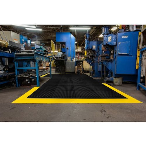 NOTRAX Modular Fatigue Relief Mat, Deeflex, 450 x 450, 570S1818BL, 1 piece