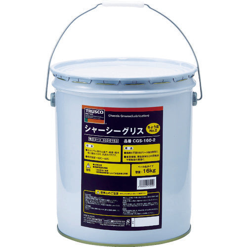 TRUSCO 섀시 그리스 #2 16Kg캔 CGS-160-2 1캔