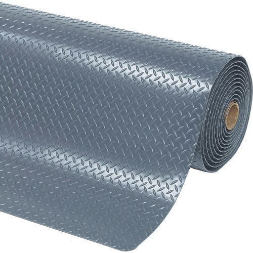 NOTRAX Fatigue Relief Mat, Cushion Tracks, Gray, 600 x 910, 479S0023GY, 1 pc