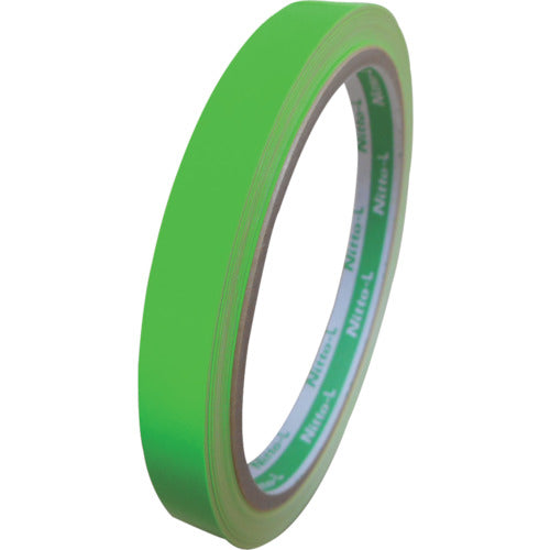 Nitto Elmate Fluorescent Tape 10mm x 5m Green LK-10GN 1 Roll