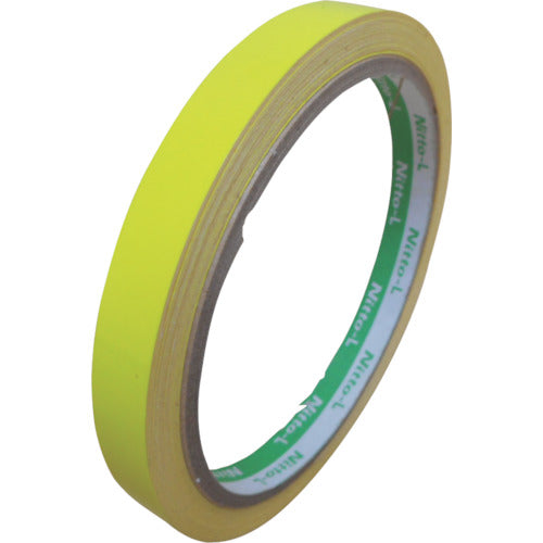 日東エルマテ 蛍光テープ 10mm×5m レモンイエロー LK-10LY 1巻