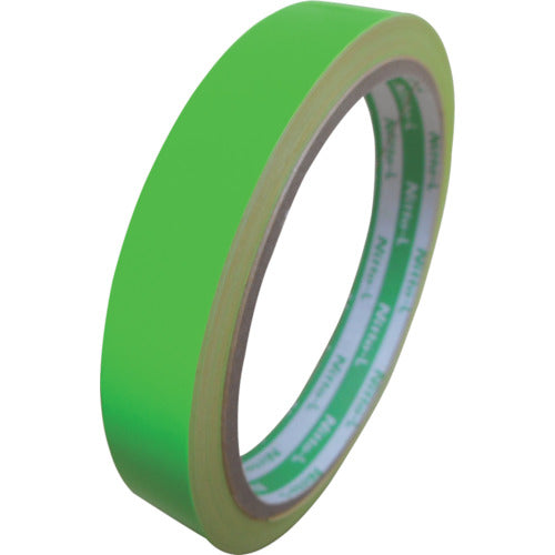 Nitto Elmate Fluorescent Tape 15mm x 5m Green LK-15GN 1 Roll