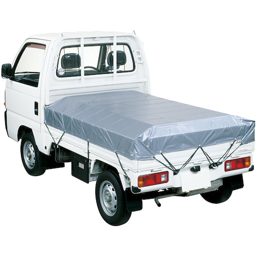 萩原 ターピー UVトラックシート#4000 2号 小型トラック シルバー 2.3m×3.5m UVTS2 1 枚