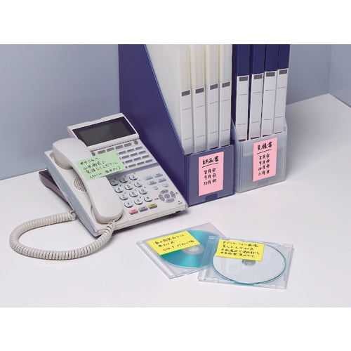 3M ポスト・イット 強粘着 75X14mm 90枚X4パッド 4色混色 560SS-K 1PK