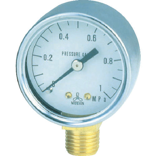 日本精器 圧力計40mm1/4 BN-PG40A-10K 1 個