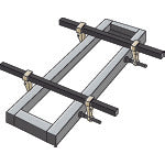 Super Super Setter (small and lightweight type) Clamping range: 0-700mm Depth: 100mm FCW-210 1 S