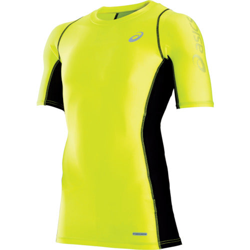 ASICS 【売切廃番】ウィンジョブハーフスリーブシャツ フラッシュイエロー L CH5001.86-L 1 着