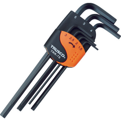 TRUSCO 육각봉 렌치 세트 표준 타입 7개 세트 TRR-7S 1 S