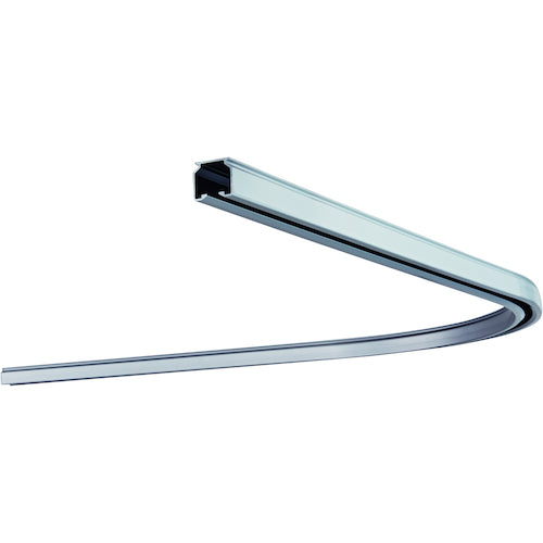 오카다 커튼 레일 D25 커브 레일 800×800×300R 알루미늄 9L01-AS 1개