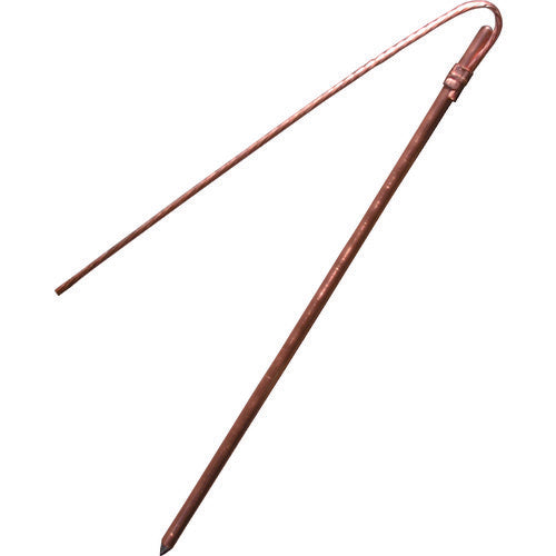 Nichido Denko Round Earth Rod (φ7) x 300mm Single B1 1 Piece