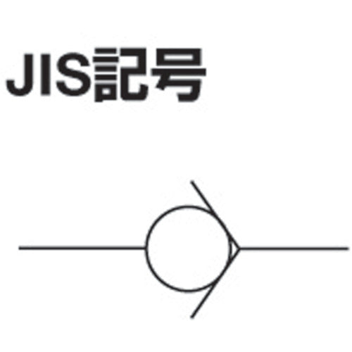 TAIYO チェックバルブ 1/8 CV101 1 個