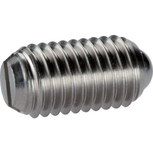 HALDER スプリングプランジャ ボール、スロット付 ステンレス鋼 ボール径4.5 22050.0408 1個