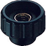 ELESA 플루트 노브(탭 구멍) 16 M5 FTK16T 1개