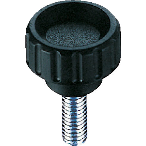 ELESA Flute Knob (Male Thread Steel) 20 x 25 M6 FTK20X25 1 pc