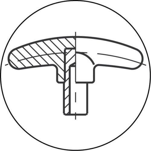 ELESA Tハンドル 95 TH95 1 個