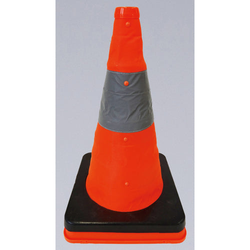 Midori Juji Telescopic Triangular Cone Weight Telescopic Cone-A (Small) 410mm Height Type Only 245mm Square Rubber 116208 1 Piece
