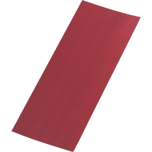 緑十字 3Mカプセルプリズム型高輝度反射シート 赤 SL90−R 90×250mm 390006 1枚