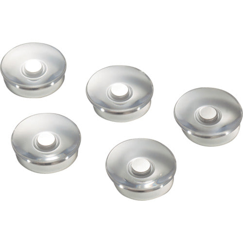 Green Cross Strong Magnetic Magnet (Button Type) Transparent Only / Set of 5 MG-793-T 30Φ x 6.5mm 316031 1 set