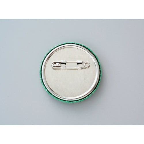 Green Cross Can Badge (Breast Badge) Driver Forklift Badge 454 44mmΦ Steel/Cell-Coated 138454 1pc