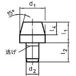 HALDER Locating Pin B Type Outer Diameter 6 x Base Height 7L 22630.0020 1 pc
