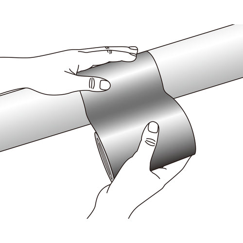 Green Cross Pipe Identification Tape Yellow Red/Black (Danger Sign) AH514 (Medium) 100mm Width x 2m Aluminum 186514 1 Roll