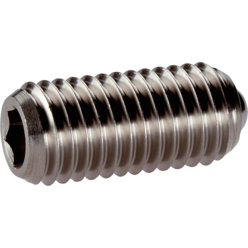 HALDER 스프링 플런저 볼 육각구멍부착 스테인리스강 볼지름 8.5 22031.0216 1개