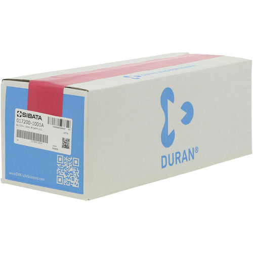 SIBATA Heat-Resistant Screw-Cap Bottle with Red Cap 100mL 017200-1001A 1 pc