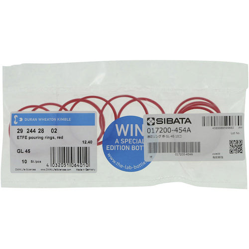 SIBATA 액절 링 레드 캡용 GL-45 10입 017200-454A 1상자