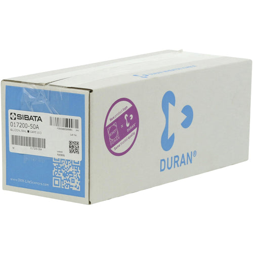 SIBATA 耐熱ねじ口びん 青キャップ付 50mL 017200-50A 1個