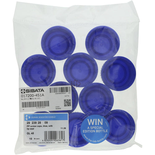SIBATA 블루 캡 나사구 병용 GL-45 10입 017200-451A 1상자