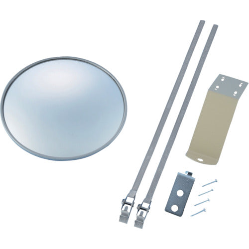 녹색 십자 소형 곡선 미러 그레이 벽 원 20S 210mmΦ 설치 브래킷 부착 유리제 276021 1대