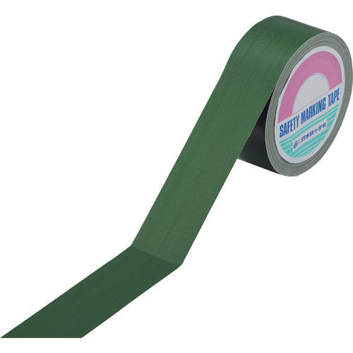 緑十字 布テープ(包装・梱包用) 緑 AH−1008 50mm幅×25m スフ布 190008 1巻