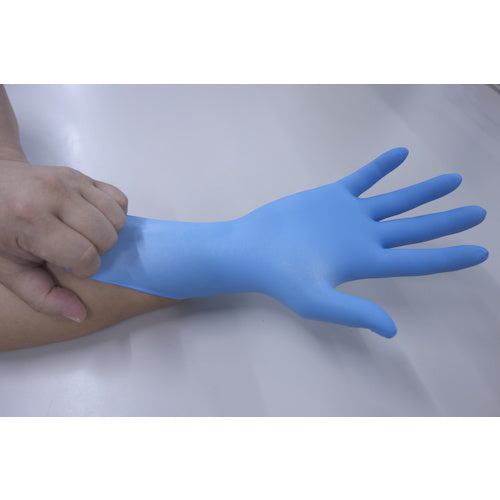 던롭 가루 없음 니트릴 극토끼 장갑 100장입 BR900 S 블루 5955 1상자