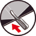 OP Menu File Leather-like A4 4 Pages Black MN-150-BK 1 Book