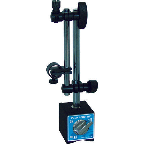 KANETEC マグネットスタンド(支柱タイプ) マグネットベース 微動調整付 吸着力800N MB-BV 1個