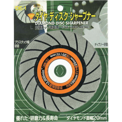 ツボサン ダイヤモンドディスクシャープナー DE-1 1 枚