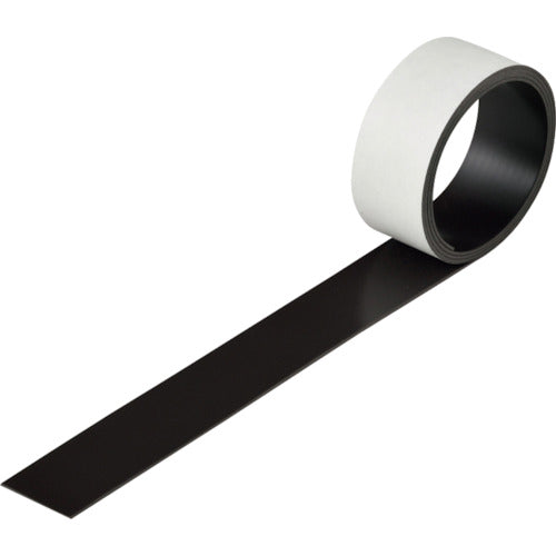 緑十字 粘着マグネット(強磁力タイプ) マグネ30T 30mm幅×1m×1.2mm 裏テープ付 312130 1本