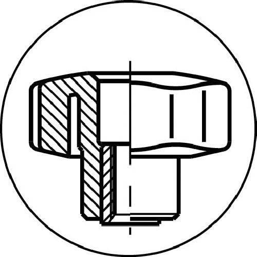 ELESA Star Knob (Male Thread) 50 x 30 M10 STK50X30N 1 pc