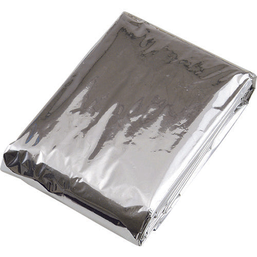 Green Cross Disaster Prevention Supplies Emergency Blanket 2200 x 1400 mm Aluminum-deposited PET 380037 1 piece