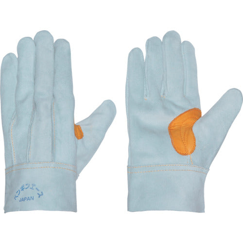 ペンギンエース 床革手袋 黄表革・アテツキ LLサイズ TH-403-LL 1 双