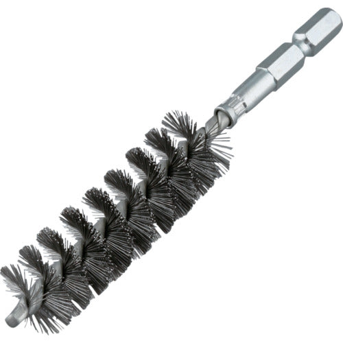 RELIEF Hexagonal Shaft Twist Brush Hard Steel Wire φ19mm 33211 1pc