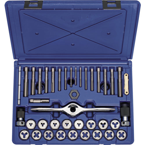 IRWIN ねじ山修正工具 PTSタップダイスセット(メートルネジ、BSP) 40pcs 1835092 1S